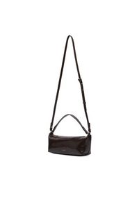Calvin Klein Torebka Foil Logo Glossy Conv Bag LV04F3738G Brązowy. Kolor: brązowy. Materiał: skórzane #3