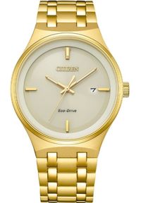 CITIZEN - Zegarek Citizen Zegarek Męski Eco-Drive* BM7652-52P (42 mm) Złoty. Kolor: złoty #1