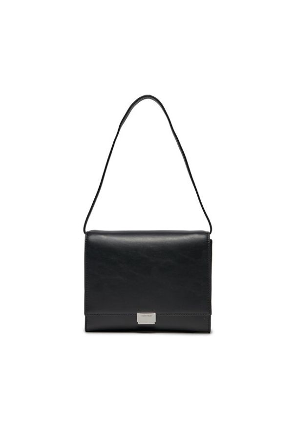 Calvin Klein Torebka Archive Hardware Shoulder Bag K60K611348 Czarny. Kolor: czarny. Materiał: skórzane