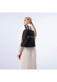 Wittchen - Damski plecak nylonowy prosty czarny. Kolor: czarny. Materiał: nylon. Styl: klasyczny, elegancki #5