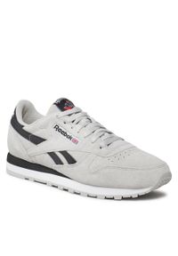 Buty Reebok Classic Leather ID1593 Szary. Kolor: szary. Materiał: skóra #1