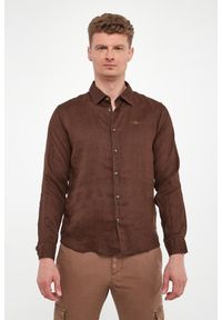 Aeronautica Militare - Koszula męska lniana AERONAUTICA MILITARE. Materiał: len #2