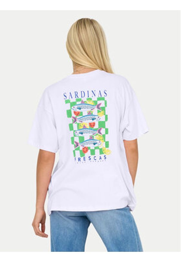 only - ONLY T-Shirt Vivvi 15346761 Żółty jasny Regular Fit. Kolor: żółty. Materiał: bawełna