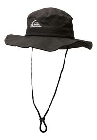 Quiksilver - Kapelusz typu boonie safari dla Mężczyzn BUSHMASTER Czarny. Kolor: brązowy, zielony, wielokolorowy. Materiał: materiał, bawełna. Wzór: haft
