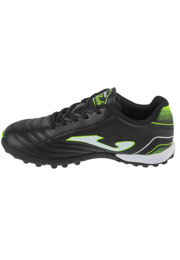 Joma - Buty piłkarskie turfy chłopięce, Toledo Jr 24 TOJW AG. Kolor: czarny. Sport: piłka nożna