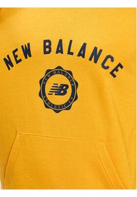 New Balance Bluza Dukserica Sport Seasonal French Terry MT31901 Żółty Relaxed Fit. Kolor: żółty. Materiał: syntetyk. Styl: sportowy #4