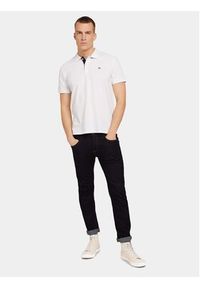 Tom Tailor Polo 1027713 Biały Regular Fit. Typ kołnierza: polo. Kolor: biały. Materiał: bawełna