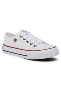 BIG STAR SHOES - Trampki Big Star Shoes DD374160 S White. Kolor: biały. Materiał: materiał
