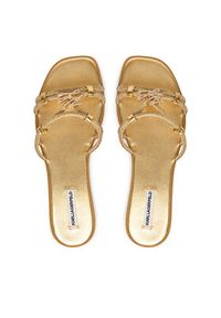 Karl Lagerfeld - KARL LAGERFELD Klapki Olympia II KL87406 Złoty. Kolor: złoty. Materiał: syntetyk #3