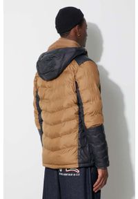 columbia - Columbia kurtka sportowa Labyrinth Loop Hooded Ja kolor beżowy zimowa 1957343. Kolor: beżowy. Materiał: skóra, materiał, włókno. Sezon: zima. Styl: sportowy #3