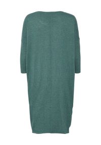 Saint Tropez Sukienka dzianinowa 30512181 Zielony Casual Fit. Okazja: na co dzień. Kolor: zielony. Materiał: dzianina, wiskoza. Typ sukienki: proste. Styl: casual #11