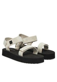 Armani Exchange Sandały XDP064 XV928 01819 Szary. Kolor: szary. Materiał: materiał #6