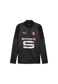 Puma - Bluzka treningowa 1/4 zamek Stade Rennais 2025/26. Kolor: czarny. Sport: piłka nożna #1