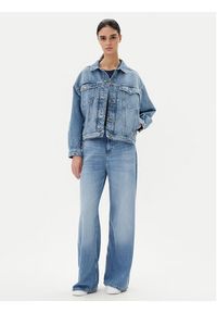 Mustang Kurtka jeansowa Arcata 1016219 Niebieski Loose Fit. Kolor: niebieski. Materiał: bawełna #2