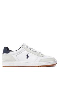 Polo Ralph Lauren Sneakersy 8,10E+11 Biały. Kolor: biały. Materiał: skóra #1