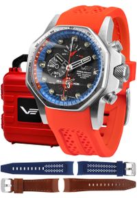 Zegarek męski Vostok Europe YM86-640A696SR czerwony. Kolor: czerwony #1