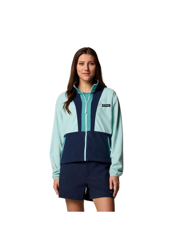 columbia - Columbia Polar Backbowl Ii 2092163325. Kolor: niebieski. Materiał: polar. Sport: turystyka piesza