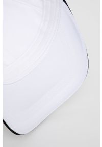 Karl Lagerfeld czapka kolor biały z nadrukiem. Kolor: biały. Wzór: nadruk #4