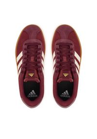 Adidas - adidas Sneakersy Vl Court 3.0 Shoes IH4039 Bordowy. Kolor: czerwony. Materiał: skóra, zamsz #3