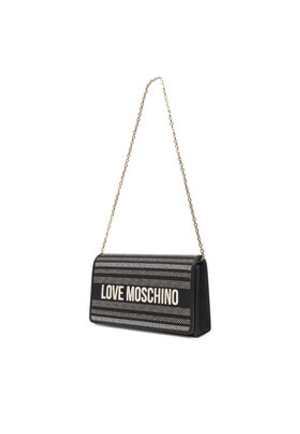 Love Moschino - LOVE MOSCHINO Torebka JC4241PP0MKO100A Czarny. Kolor: czarny. Materiał: skórzane