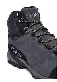 CMP Trekkingi Melnick Mid Wp 3Q18586 Szary. Kolor: szary. Materiał: zamsz, skóra #5