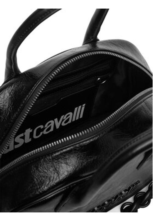 Just Cavalli Torebka 80RA4BC5 ZSD86 Czarny. Kolor: czarny. Materiał: skórzane