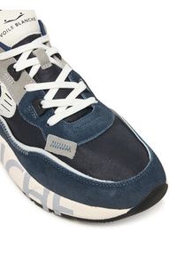 Voile Blanche Sneakersy Club01. 2017465-17 Granatowy. Kolor: niebieski. Materiał: skóra, zamsz