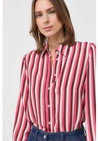 Marella koszula jedwabna regular z kołnierzykiem klasycznym. Typ kołnierza: kołnierzyk klasyczny. Materiał: jedwab. Długość rękawa: długi rękaw. Długość: długie. Styl: klasyczny #5