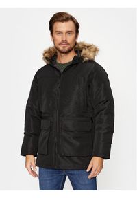 Jack & Jones Kurtka zimowa 12235858 Czarny Regular Fit. Kolor: czarny. Materiał: syntetyk. Sezon: zima