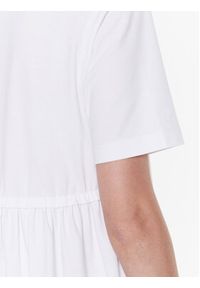 Max Mara Leisure Sukienka codzienna Gaspare 23362109 Biały Regular Fit. Okazja: na co dzień. Kolor: biały. Materiał: bawełna. Typ sukienki: proste. Styl: casual