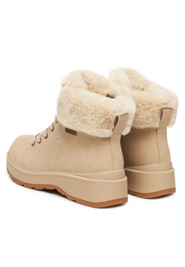 skechers - Skechers Trzewiki Park City 168087/NAT Beżowy. Kolor: beżowy. Materiał: skóra