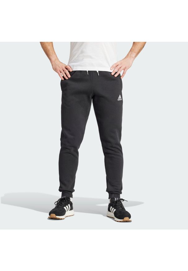 Adidas - Entrada 22 Sweat Pants. Kolor: czarny. Materiał: polar, dresówka, materiał