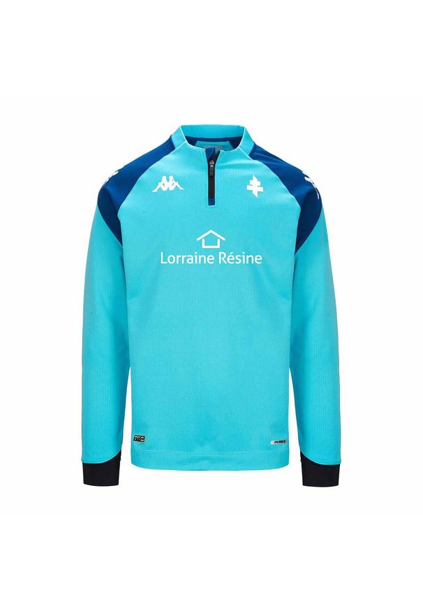 Kappa - Szkolenia dla dzieci top Metz Ablas Pro 7 2023/24. Kolor: niebieski. Sport: piłka nożna