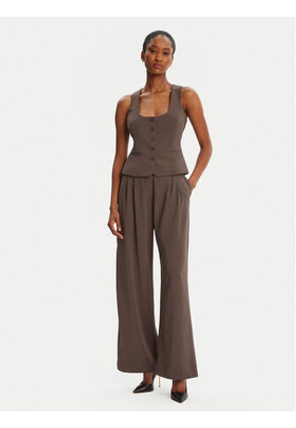 BARDOT - Bardot Kamizelka Azilla Button 60003TB Brązowy Regular Fit. Kolor: brązowy. Materiał: syntetyk