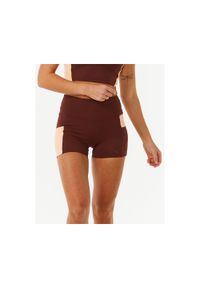 Legginsy fitness damskie Rip Curl Rss Revival Short Fioletowy. Kolor: fioletowy. Sport: fitness