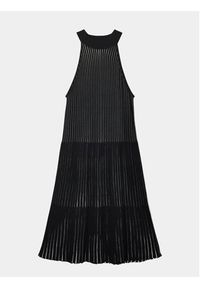 Desigual Sukienka letnia Mirna 24SWVF06 Czarny Regular Fit. Kolor: czarny. Materiał: wiskoza. Sezon: lato