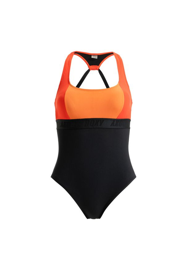 Roxy - Jednoczęściowy strój kąpielowy dla Kobiety ROXY ACTIVE COLORBLK. Kolor: szary. Materiał: nylon, elastan, materiał