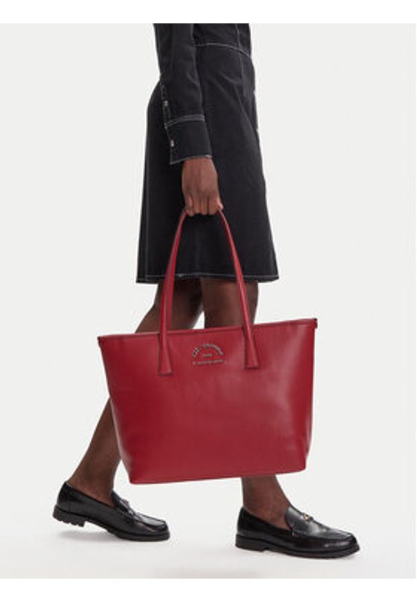 Karl Lagerfeld - KARL LAGERFELD Torebka A3W30314 Czerwony. Kolor: czerwony. Materiał: skórzane