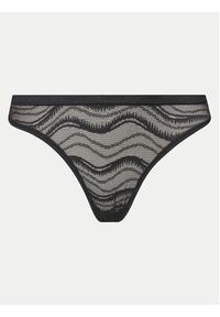Calvin Klein Underwear Komplet 3 par stringów Thong 3Pk 000QD5216E Kolorowy. Materiał: syntetyk. Wzór: kolorowy #6
