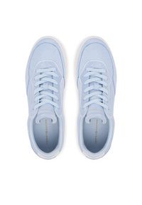 TOMMY HILFIGER - Tommy Hilfiger Sneakersy Casual FW0FW08898 Niebieski. Okazja: na co dzień. Kolor: niebieski. Materiał: zamsz, skóra