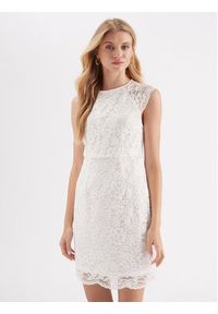 only - ONLY Sukienka codzienna 15300707 Biały Tight Fit. Okazja: na co dzień. Kolor: biały. Materiał: syntetyk. Typ sukienki: proste. Styl: casual #9