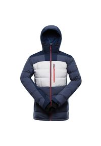 ALPINE PRO - Kurtka męska narciarska puchowa 10.000 Alpine Pro Ferer 2. Kolor: niebieski. Materiał: puch. Sezon: zima. Sport: narciarstwo #1