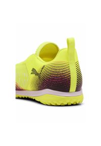 Puma - Młodzieżowe buty piłkarskie FUTURE 8 MATCH TT +Mid bez sznurowadeł PUMA. Kolor: żółty, wielokolorowy, różowy, czarny. Sport: piłka nożna