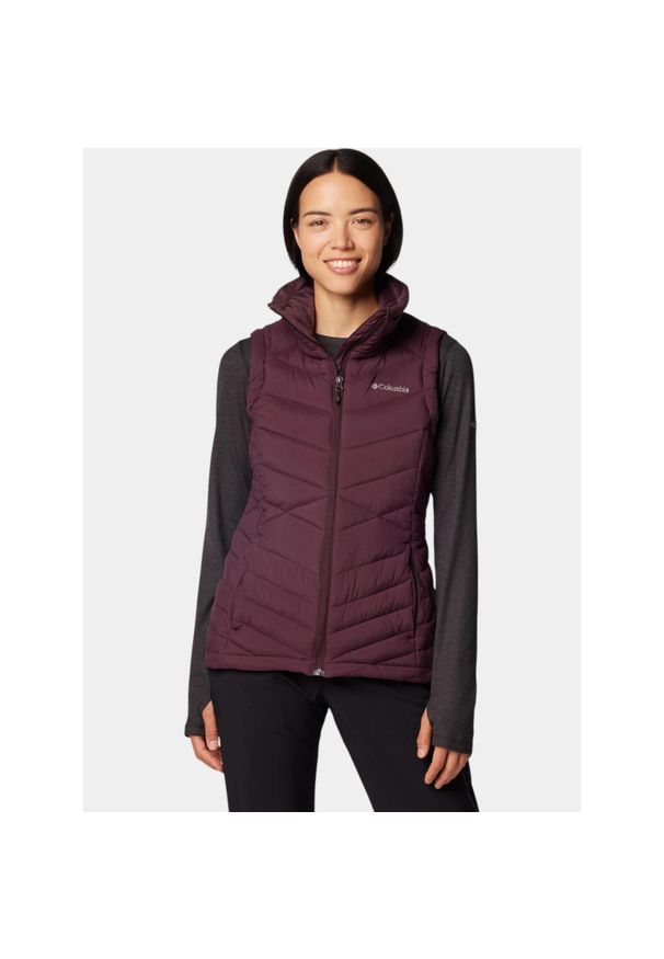 columbia - Kamizelka Damska Columbia Joy Peak II. Kolor: czerwony. Sport: turystyka piesza