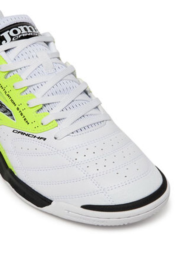 Joma Buty do piłki nożnej Cancha 2532 CANS2532IN Biały. Kolor: biały. Materiał: skóra