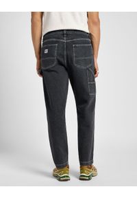 Lee - LEE MĘSKIE SPODNIE JEANSOWE CARPENTER BLACK STONE 112355778 L75K015943