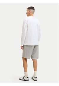 Jack & Jones Szorty materiałowe Ace Mykonos 12269376 Écru Regular Fit. Kolor: kremowy. Materiał: wiskoza #4