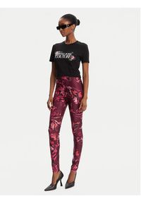 Versace Jeans Couture T-Shirt 79HAHB00 CJB01 Czarny Regular Fit. Kolor: czarny. Materiał: bawełna #3