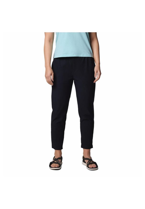 columbia - Spodnie Columbia Cedar Crest. Kolor: czarny. Sezon: lato. Sport: turystyka piesza