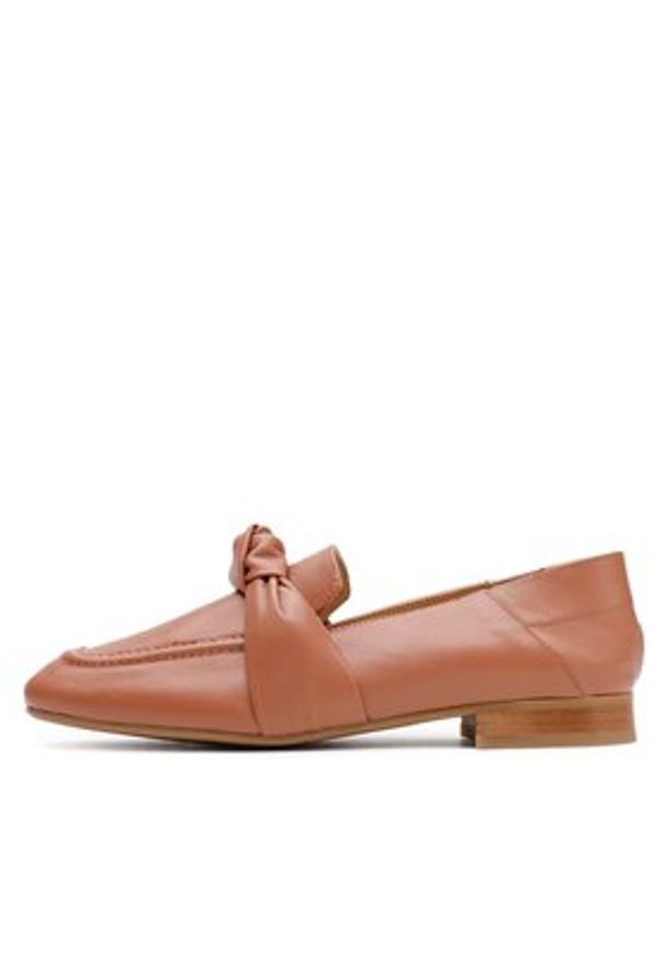 Gino Rossi - GINO ROSSI Loafersy 7311 Brązowy. Kolor: brązowy. Materiał: skóra